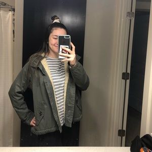 Heavier Jacket, with fur lining on the inside